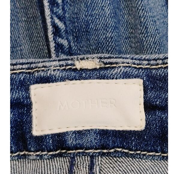 MOTHER The Looker Skinny Denim Jeans High Rise Medium Wash Blue Womens Waist 26 - Picture 3 of 8